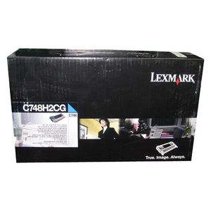 LEXMARK C748H2CG - originálny toner, azúrový, 10000 strán vyobraziť