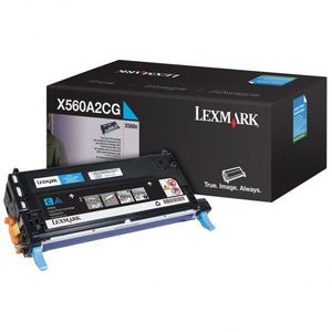 LEXMARK X560A2CG - originálny toner, azúrový, 4000 strán vyobraziť