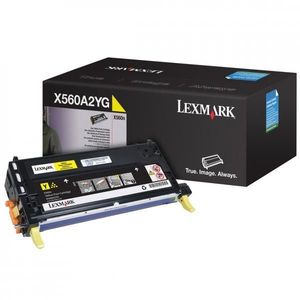 LEXMARK X560A2YG - originálny toner, žltý, 4000 strán vyobraziť