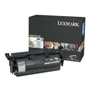 LEXMARK X654X31E - originálny toner, čierny, 36000 strán vyobraziť