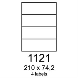 etikety RAYFILM 210x74, 2 univerzálne zelené R01201121F (1.000 list./A4) R0120.1121F vyobraziť