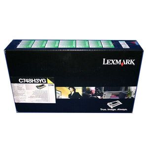 LEXMARK C748H3YG - originálny toner, žltý, 10000 strán vyobraziť