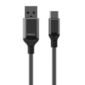 Proda Leiyin PD-B14a kábel USB / USB-C 2.1A 1m, čierny vyobraziť