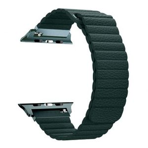 BStrap Leather Loop remienok na Apple Watch 38/40/41mm, Dark Green (SAP010C01) vyobraziť