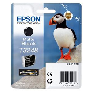 EPSON T3248 (C13T32484010) - originálna cartridge, matne čierna, 14ml vyobraziť
