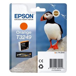 EPSON T3249 (C13T32494010) - originálna cartridge, oranžová, 14ml vyobraziť