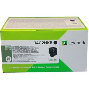 LEXMARK 74C2HKE - originálny toner, čierny, 20000 strán vyobraziť