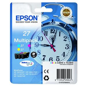 EPSON T2705 (C13T27054022) - originálna cartridge, farebná, 3x3, 6ml vyobraziť