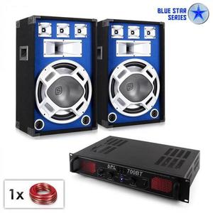 Electronic-Star PA sada Blue Star Series "Basscore Bluetooth" 1000 W vyobraziť