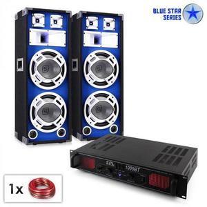 Electronic-Star PA sada Blue Star Series "Basssound Bluetooth" 1000 W vyobraziť