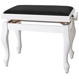 GEWA Piano Bench Deluxe Classic White Gloss vyobraziť