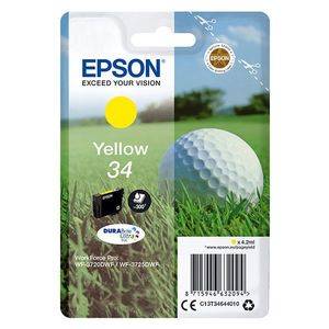 EPSON T3464 (C13T34644020) - originálna cartridge, žltá, 4, 2ml vyobraziť