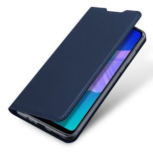 DUX DUCIS Skin Pro knižkové kožené puzdro na Huawei P40 Lite E, modré vyobraziť