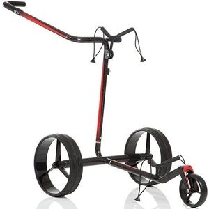 Jucad Carbon Travel 2.0 Black/Red Elektrický golfový vozík vyobraziť
