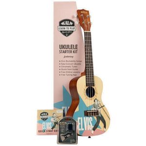 Kala Learn To Play Koncertné ukulele Elvis Rockabilly vyobraziť
