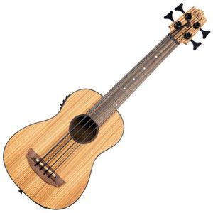 Kala U-Bass Zebrawood Basové ukulele Natural vyobraziť