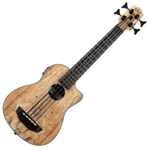 Kala U-Bass Spalted Maple Basové ukulele Natural vyobraziť