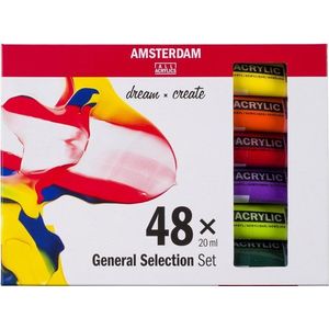 Amsterdam General Selection Sada akrylových farieb 48 x 20 ml vyobraziť