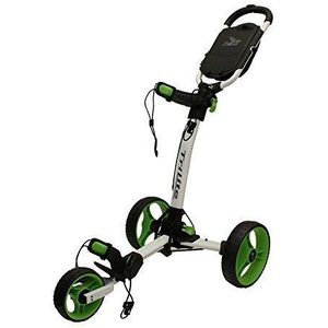 Axglo TriLite White/Green Manuálny golfový vozík vyobraziť