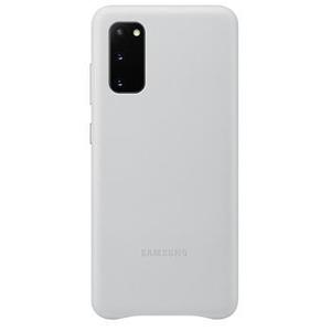 EF-VG980LSE Samsung Kožený Kryt pro Galaxy S20+ Silver (EU Blister) vyobraziť