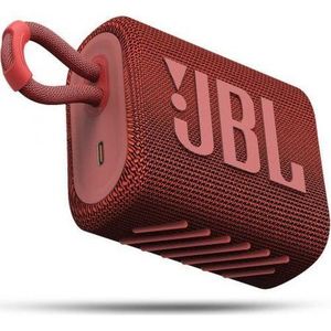 JBL GO3 Bluetooth reproduktor Červený vyobraziť