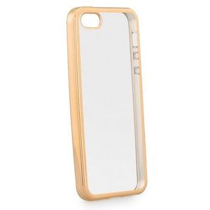 Puzdro Soft Electro TPU iPhone 5/5s/SE - zlaté vyobraziť