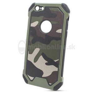 Puzdro Camouflage Army TPU Hard iPhone 8 - zelené vyobraziť