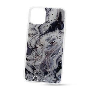 Puzdro Vennus Marble TPU iPhone 11 Pro vzor 2 - bielo-čierne vyobraziť