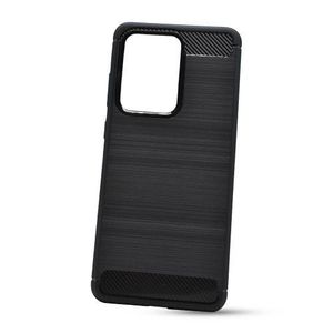 Puzdro Carbon Lux TPU Samsung Galaxy S20 Ultra - čierne vyobraziť