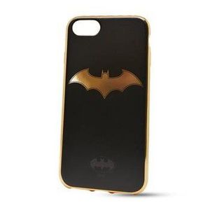 Puzdro DC Comics TPU iPhone 5/5S/SE vzor Batman 008 - zlaté (licencia) vyobraziť