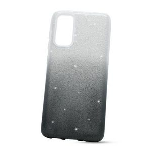 Puzdro Shimmer 3in1 TPU Samsung Galaxy S20 G980 - strieborno-čierne vyobraziť