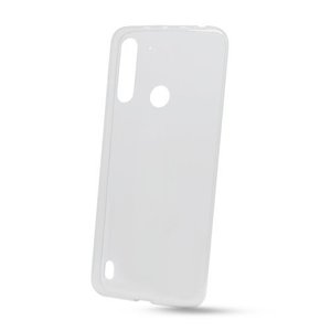 Puzdro mobilNET Motorola G8 Power Lite, gumené - transparentné vyobraziť