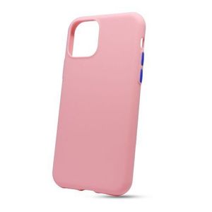 Puzdro Solid Silicone TPU iPhone 11 Pro (5.8) - svetlo ružové vyobraziť