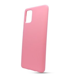 Puzdro Solid Silicone TPU Samsung Galaxy A41 A415 - svetlo ružové vyobraziť