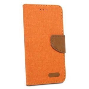 Puzdro Canvas Book Xiaomi Redmi 6 - oranžové vyobraziť