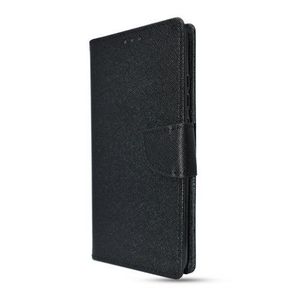 Puzdro Fancy Book iPhone 12/12 Pro (6.1) - čierne vyobraziť