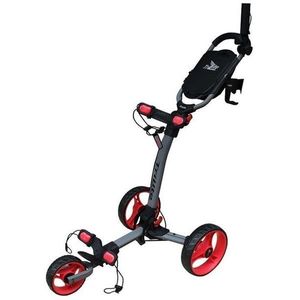 Axglo TriLite Grey/Red Manuálny golfový vozík vyobraziť