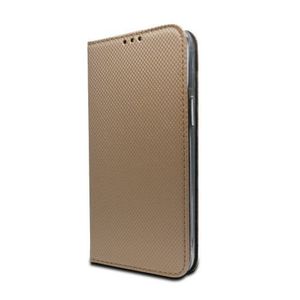 Puzdro Smart Book Motorola Moto E6 Play - zlaté vyobraziť