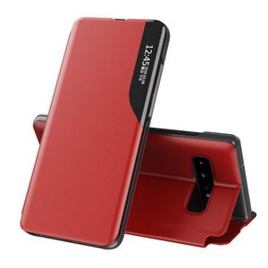 MG Eco Leather View knižkové puzdro na Samsung Galaxy Note 20, červené vyobraziť