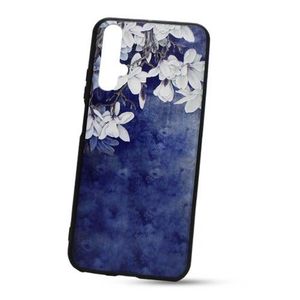 Puzdro Flowers 3D TPU Honor 20/Huawei Nova 5T - modré vyobraziť