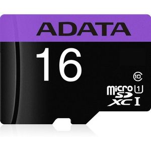 ADATA microSDHC 16GB class 10 + adapter AUSDH16GUICL10-RA1 vyobraziť