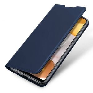 DUX DUCIS Skin Pro knižkové kožené puzdro na Samsung Galaxy A42 5G, modré vyobraziť