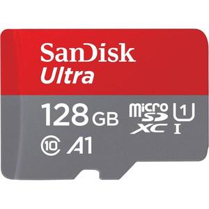 SanDisk Ultra microSDXC UHS-I Class 10 U1 A1 card 128GB + Adaptér SDSQUA4-128G-GN6MA vyobraziť
