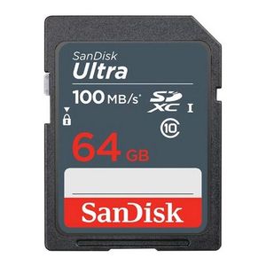 SANDISK ULTRA 64GB SDXC MEMORY CARD 100MB/S vyobraziť