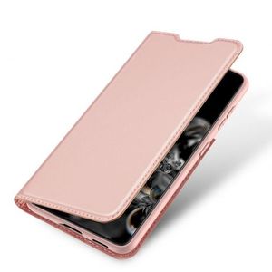 DUX DUCIS Skin Pro knižkové kožené puzdro na Samsung Galaxy S21 Plus 5G, ružové vyobraziť