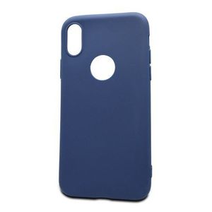 Puzdro Soft TPU iPhone X/Xs - tmavo modré vyobraziť