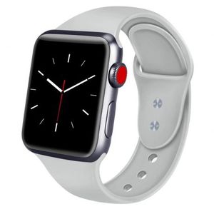 BStrap Soft Silicone remienok na Apple Watch 42/44/45mm, Gray (SAP008C13) vyobraziť