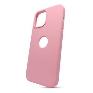 Puzdro Liquid TPU iPhone 12 Pro Max (6.7) - svetlo ružové (výrez na logo) vyobraziť
