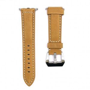 BStrap Leather Lux remienok na Apple Watch 38/40/41mm, silver/brown (SAP011C01) vyobraziť
