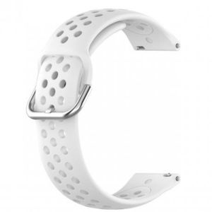 BStrap Silicone Dots remienok na Samsung Galaxy Watch 3 45mm, white (SSG013C10) vyobraziť